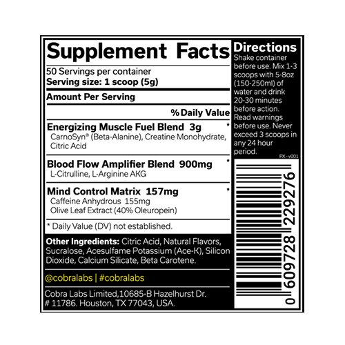 COBRA Labs The Curse - 50 Servings Best Price in UAE